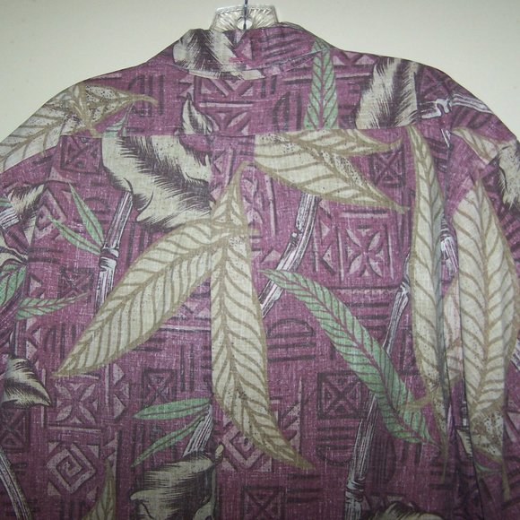 VINTAGE REYN SPOONER HAWAIIAN FLORAL CAMP SHIRT - Picture 7 of 11
